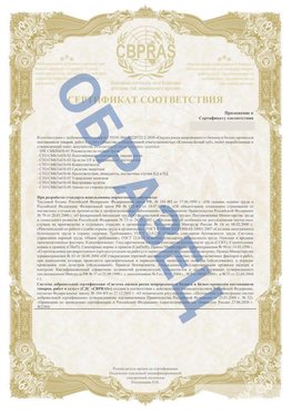 Образец Приложение к СТО 01.064.00220722.2-2020 Суворов Сертификат СТО 01.064.00220722.2-2020 